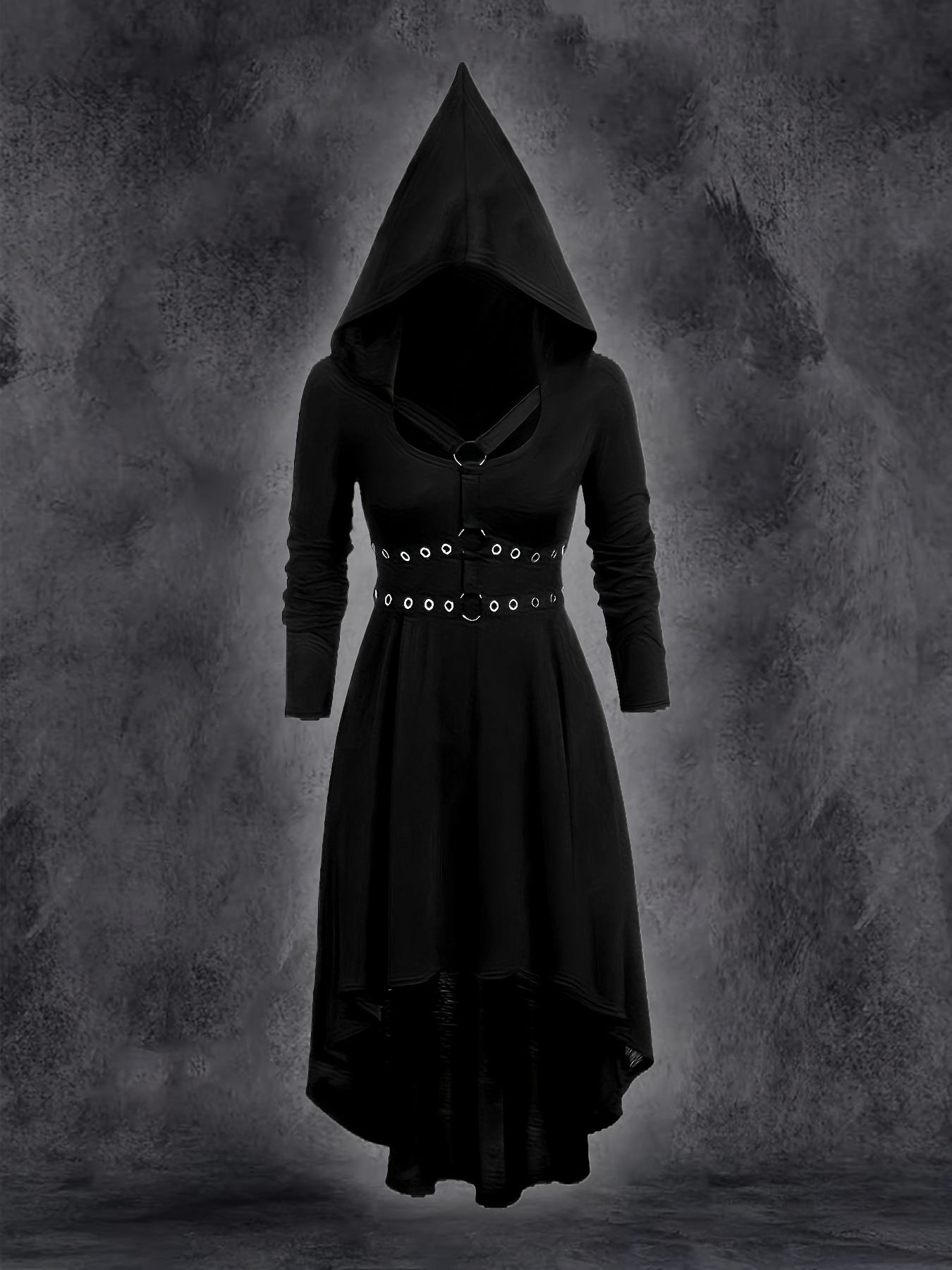 blue dress for baby girl Alt Gothic Punk Sleeveless Black Dress – Rags n Rituals main image 0