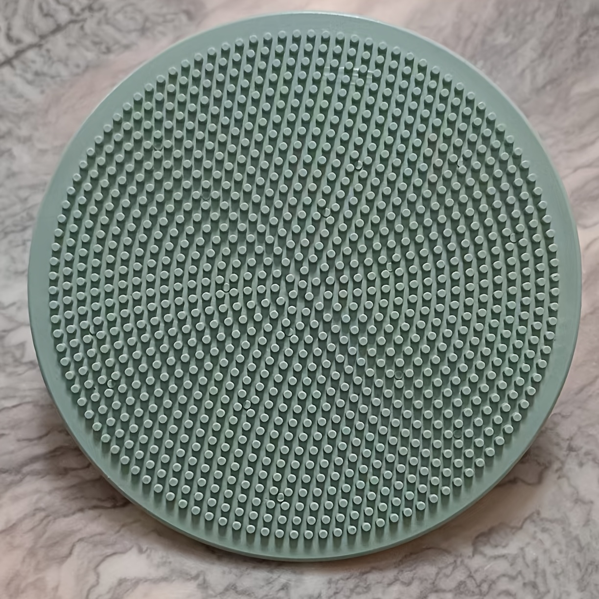 1pc Plate Printing Rubbing Plate With Handle, Washable Plastic Printing Plate For Art Printmaking, 10cm Diameter