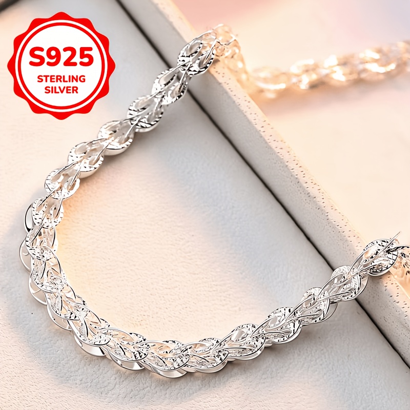 Women's 925 Silver Phoenix Tail Bracelet, Elegant Gift