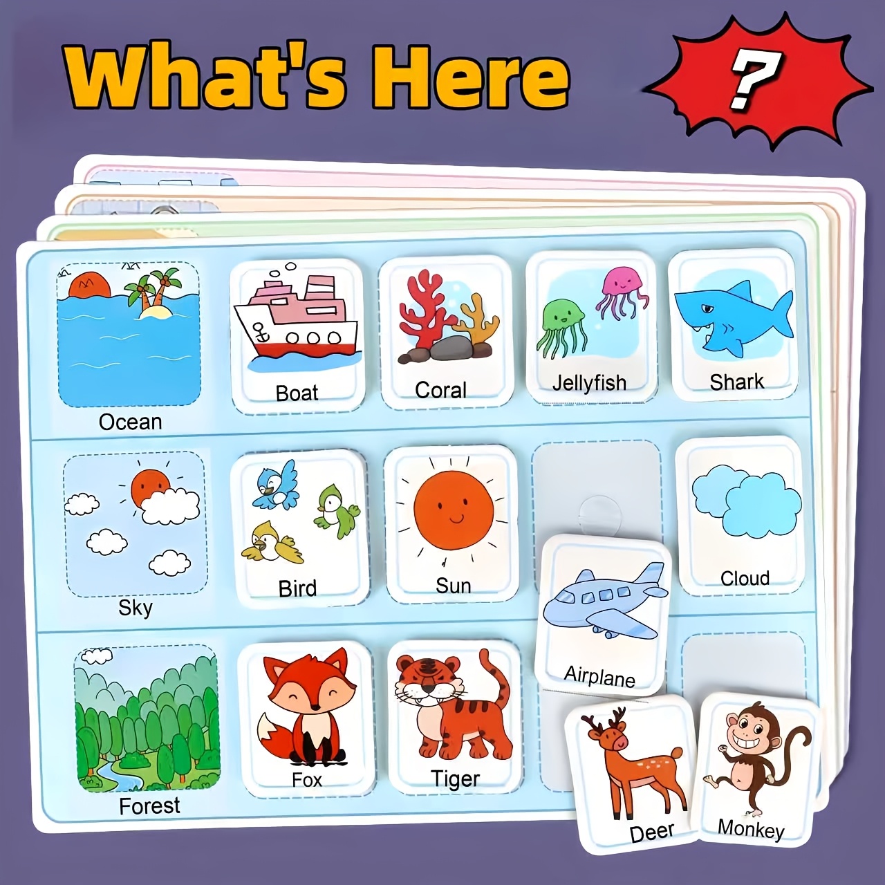 Logical Thinking Training Cards for Kindergarten Children