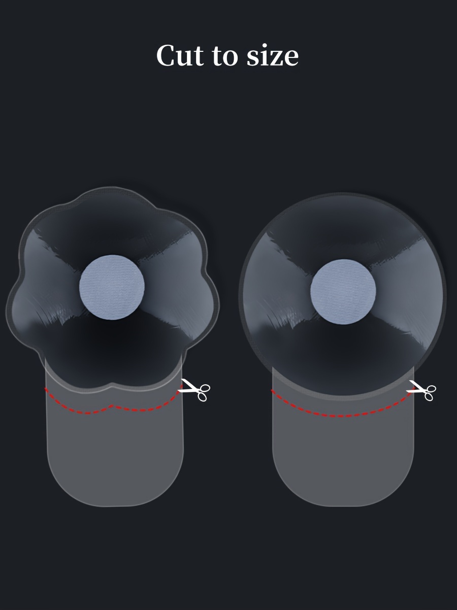 1/3 Pair Silicone Transparent Breast Lift Patches - Invisible Lift & Sagging Prevention with Gathered Upper Support, Latex-Enhanced Adhesion for Wedding Dresses & Fashion Bras, Hand Washable, All Light Beige Tones, Breast Lift Tape, Formal Dress Accessory, Discreet Undergarment, Lightweight Lift Tape