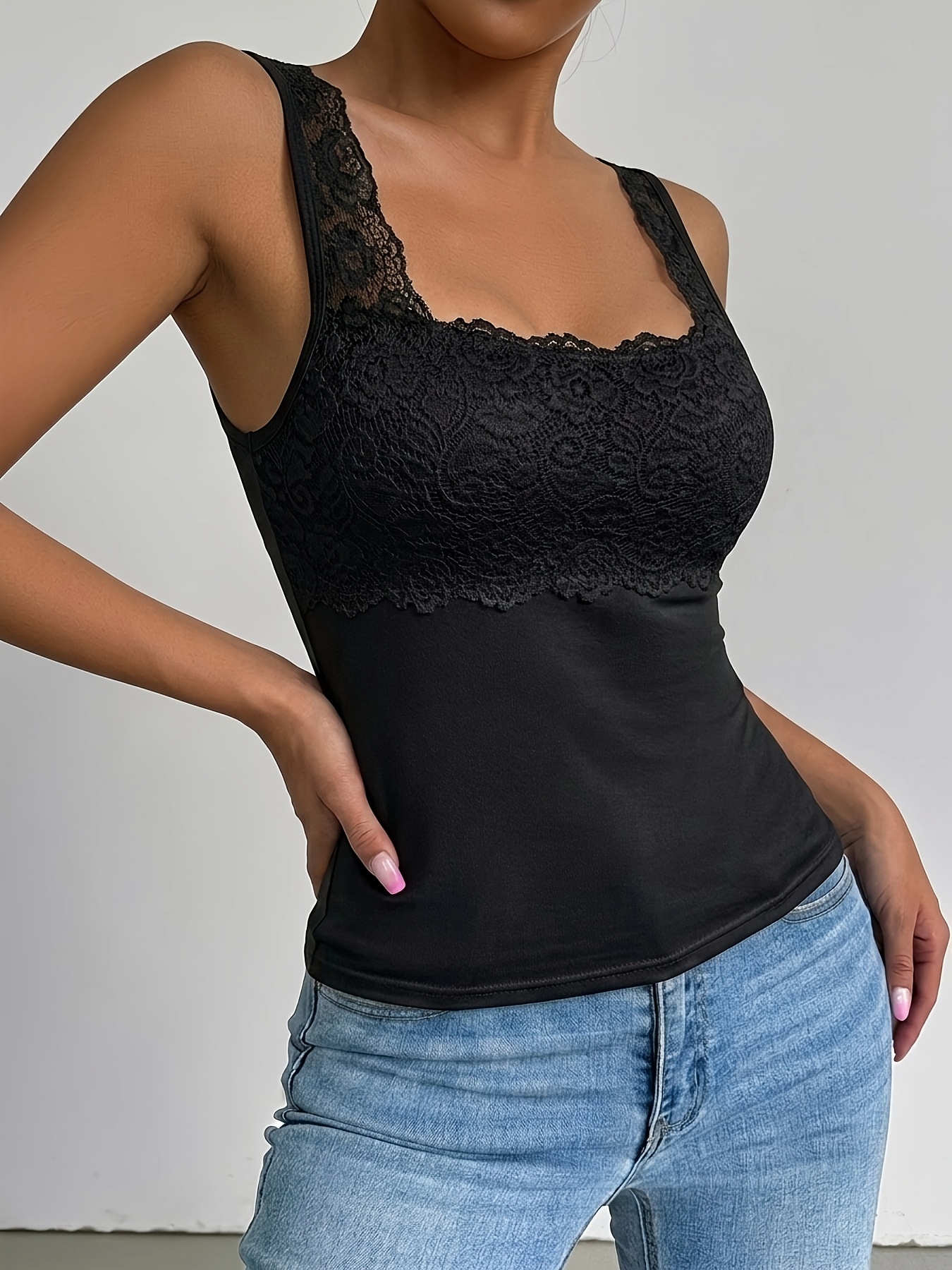 lace camisole womens   and outdoor comfortable and   soft casual inner layer base shirt  