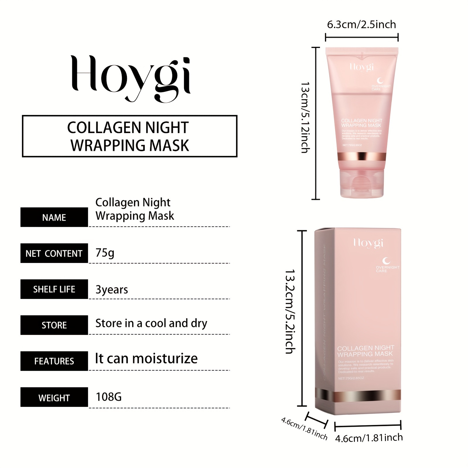 Ilogyi Collagen Night Wrapping Mask Peel Hydrating Facial Temu