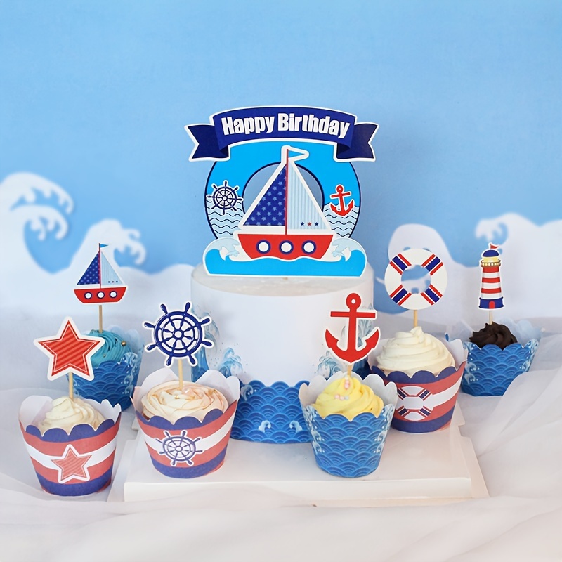 Boat Birthday Decorations - Temu