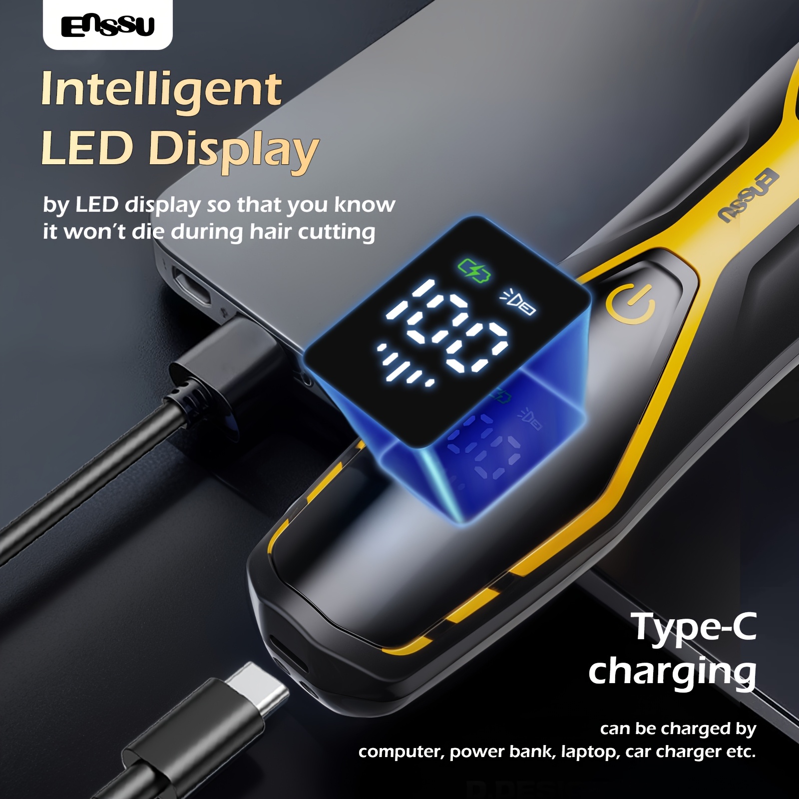 Enssu Professionele Buik- en Lichaamshaartrimmer