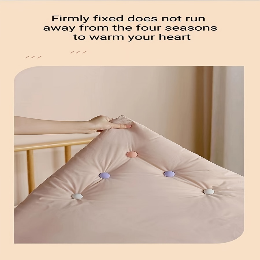 16pcs mushroom quilt holders     anti slip bedding clips for thick lightweight blankets hand wash only details 9