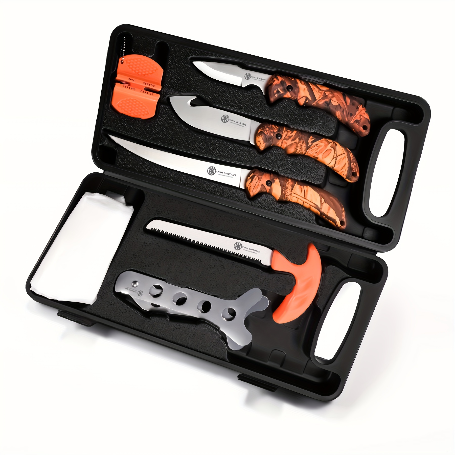 

Knife Set Red Field Dressing Kit Portable Set, 8