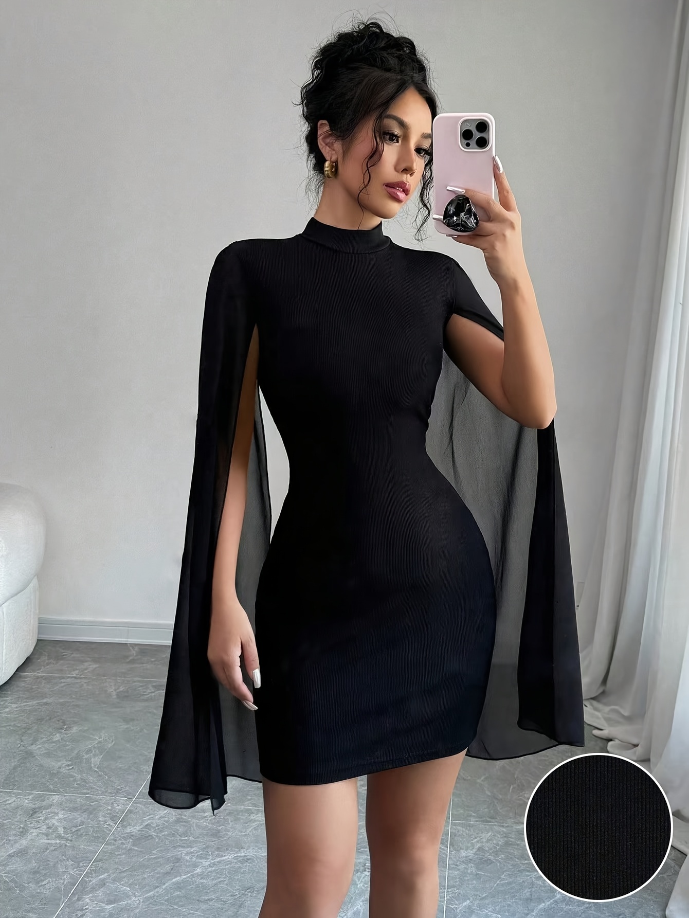 cape dress for women sold on Temu United States