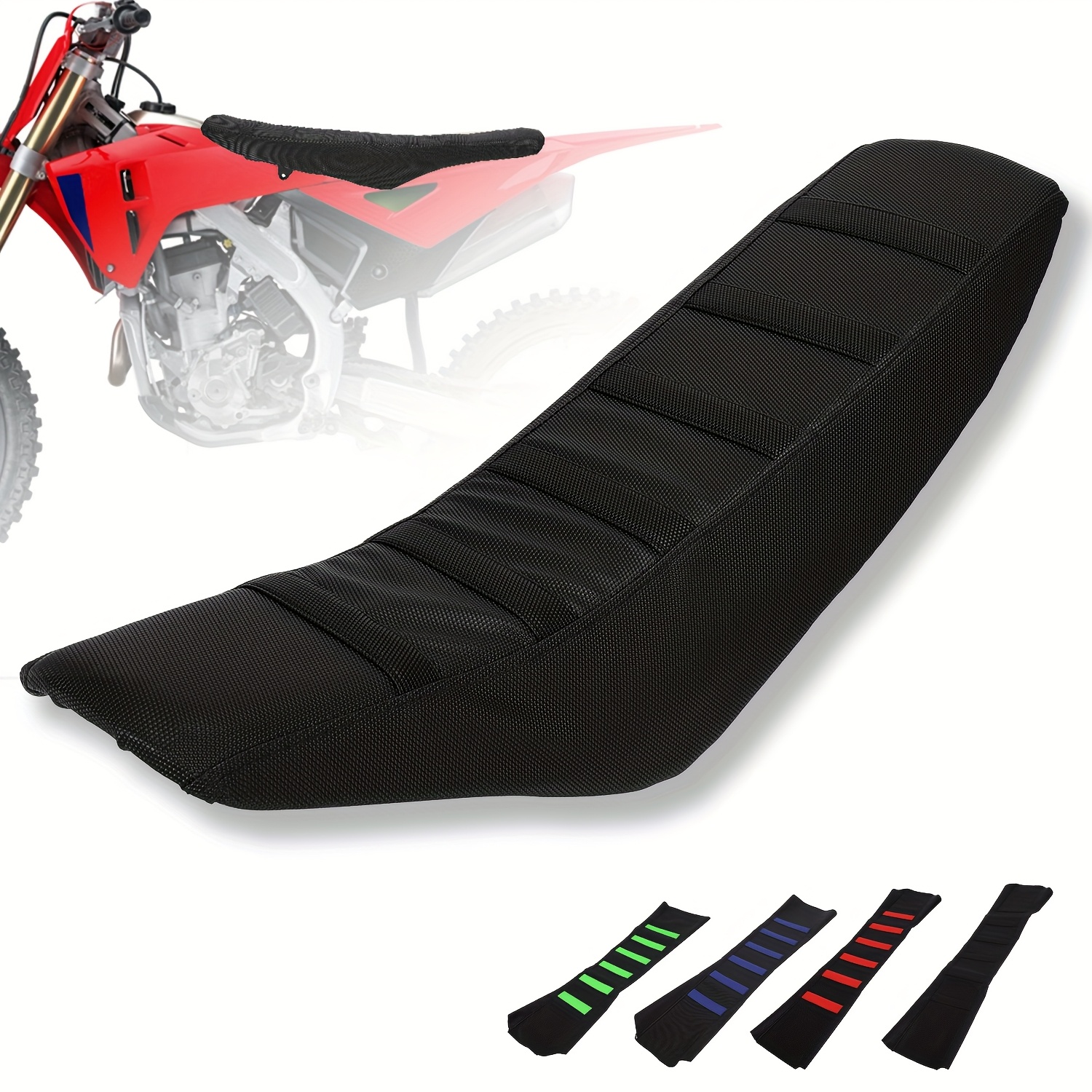 TEMU Seat Cover Gripper Soft Universal For Ttr110 Crf230 Drz400 Kx Klx110 Cr125 Yz80 Dirt Bike