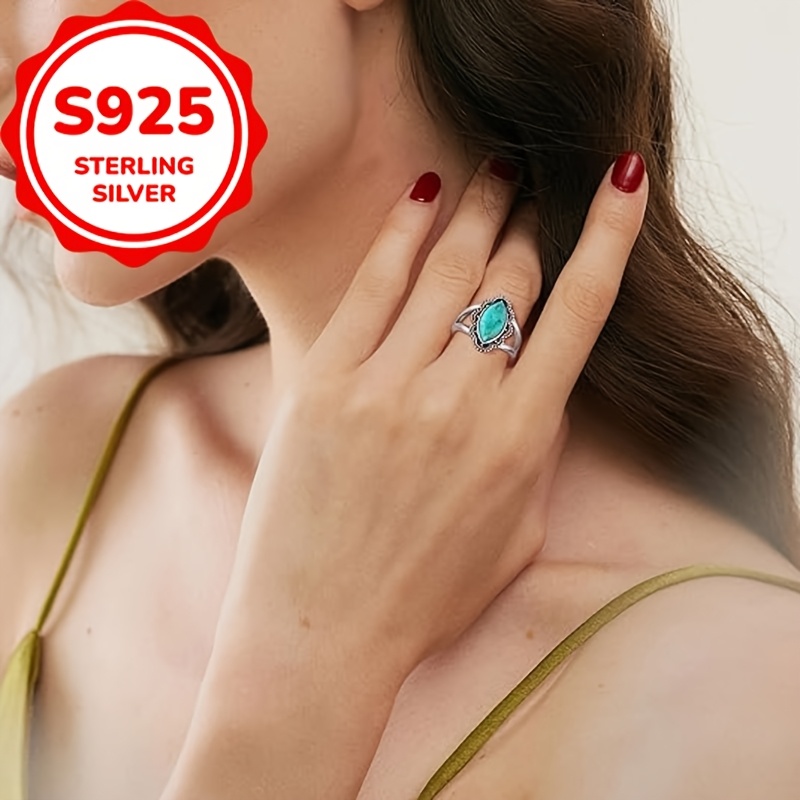 Delicate Marquise Shaped Beaded Petal Edge Ring, Adjustable