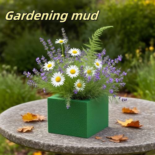 6pcs of foam paste for flower arrangements pre cut for without cutting ideal for crafting floral designs this tool is perfect for self florists and provides stability for flowers suitable for use in flower shops and fo
