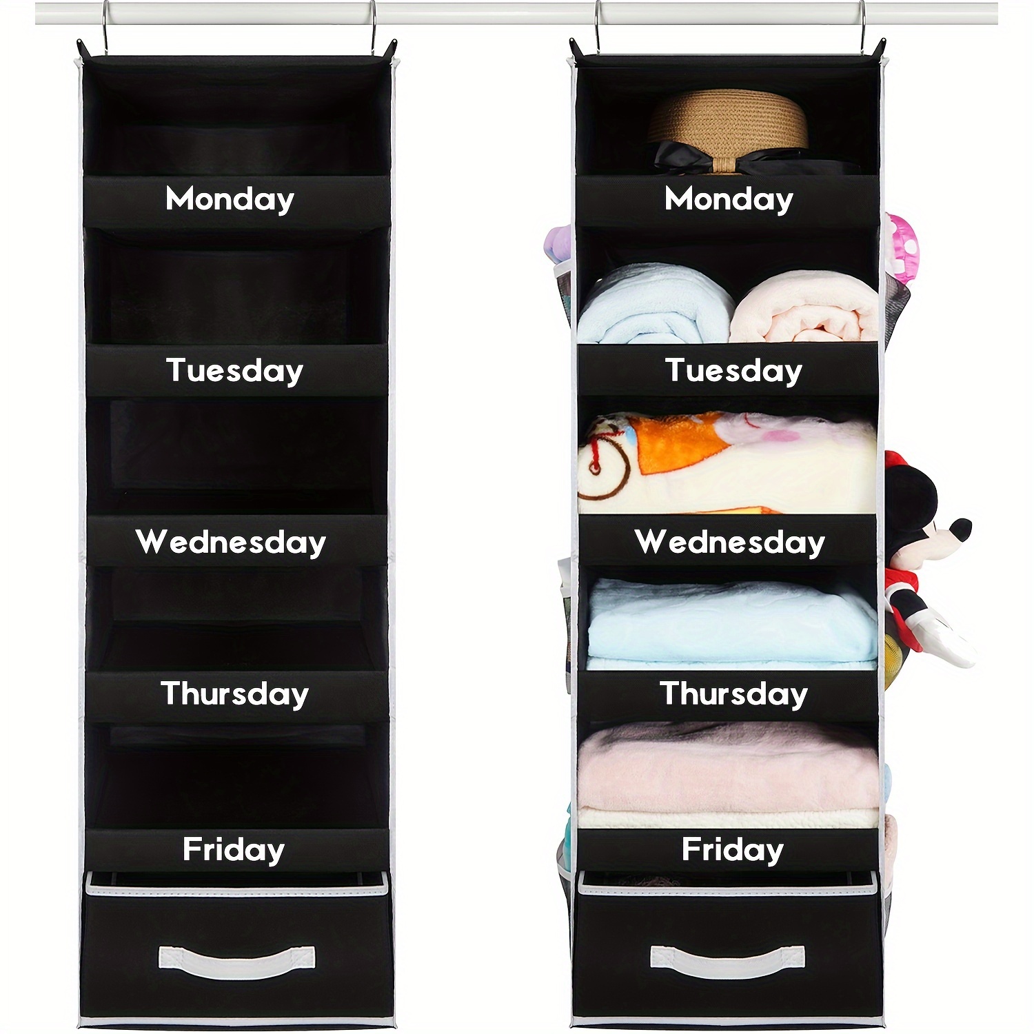 TEMU 5-shelf Weekly/ Organizer For School/ Day Of , Monday Through Friday