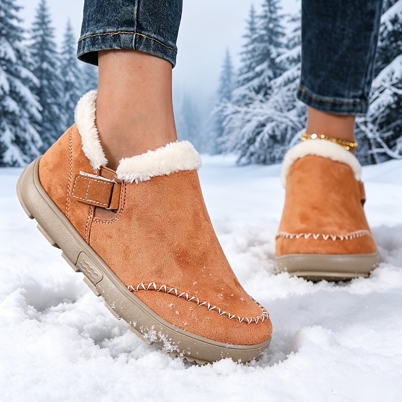 Women's Plus Size Wide Toe Box Ankle Boots for Comfort