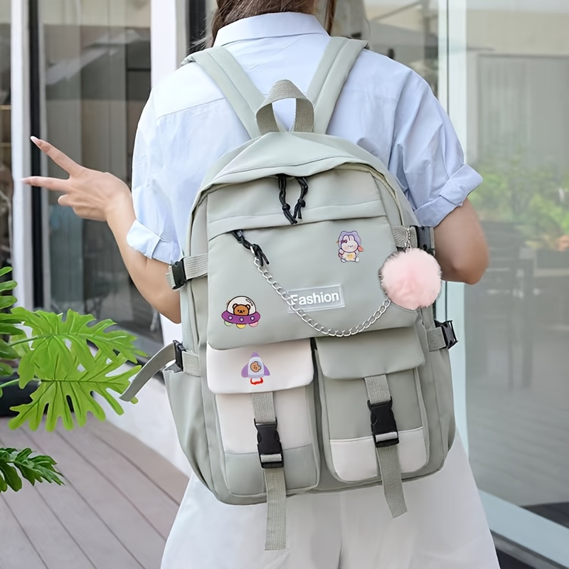 FOMIYES Schulrucksack Mädchen - Süßer Cartoon Rucksack Mit Großem Stauraum