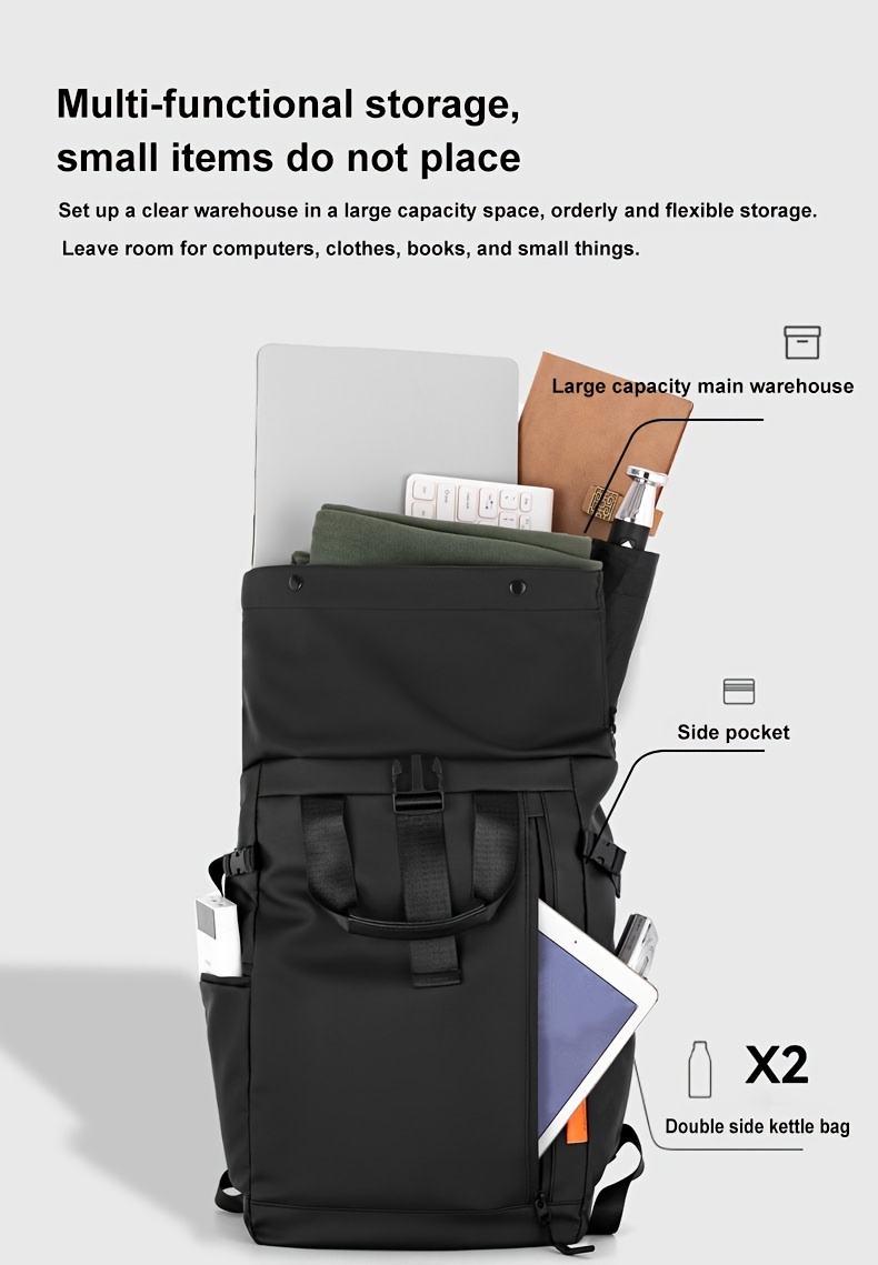 Men's and Women's Fashionable New Year's Gift Flip-Top Weight-Reducing and Stress-Relieving Backpack, New Trendy Valentine's Day Gift, Cut-Resistant Bag, Shoulder Backpack for Men and Women, Casual Backpack That Can Be Worn on the Back or Carried by
