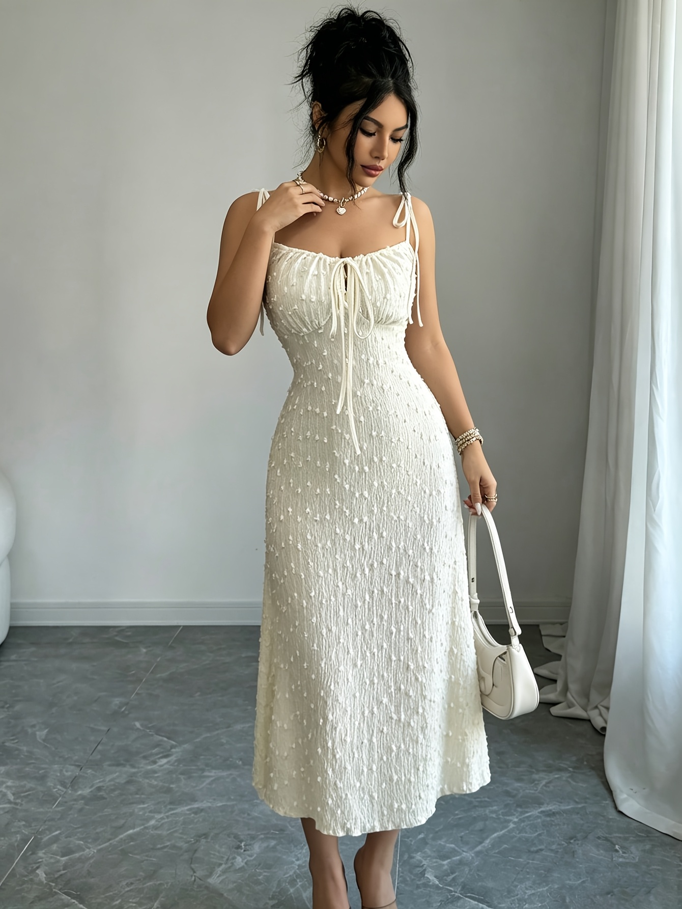 cream lace dress australia Women's Lace Midi Dress  Wedding Guest Dress, Garden Party Dress, Long  Sleeve Dress, Bridesmaid, Formal or Evening Look
