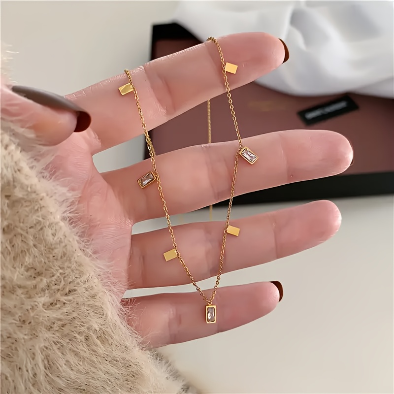 Women's Delicate 18K Gold-Plated Stainless Steel Necklace