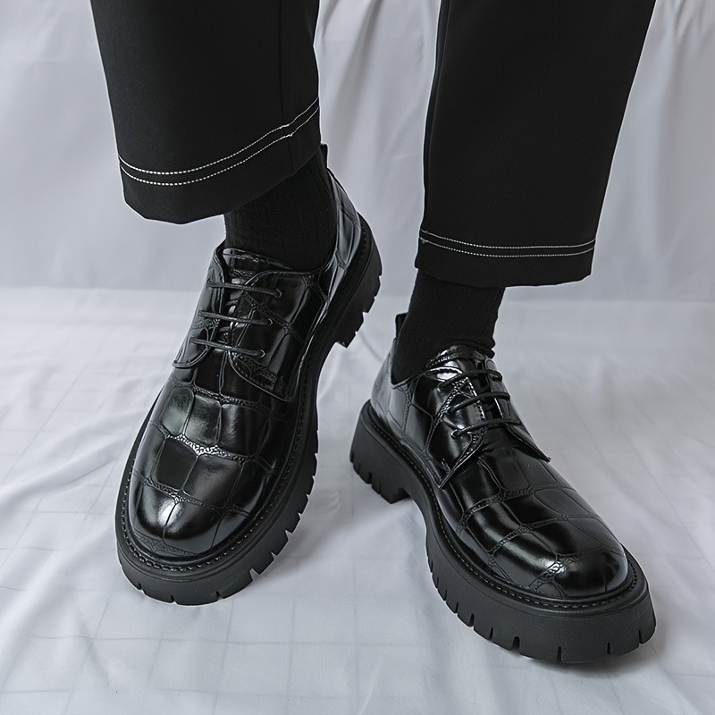 chaussures habillées en simili hommes chaussures mariage Temu France