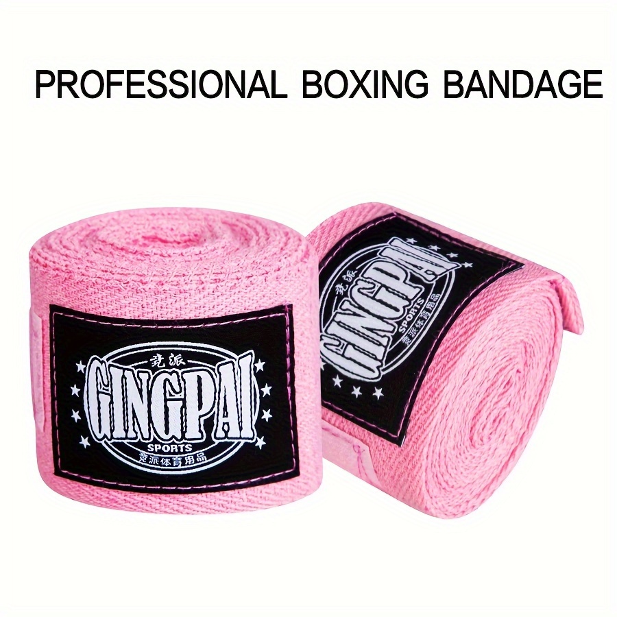 

Gingpai Professional Boxing Bandage - Pure Cotton, Adult Size, 3m/5m Length, Sports Equipment, Grip Tapes For Boxing, Mma, Kickboxing