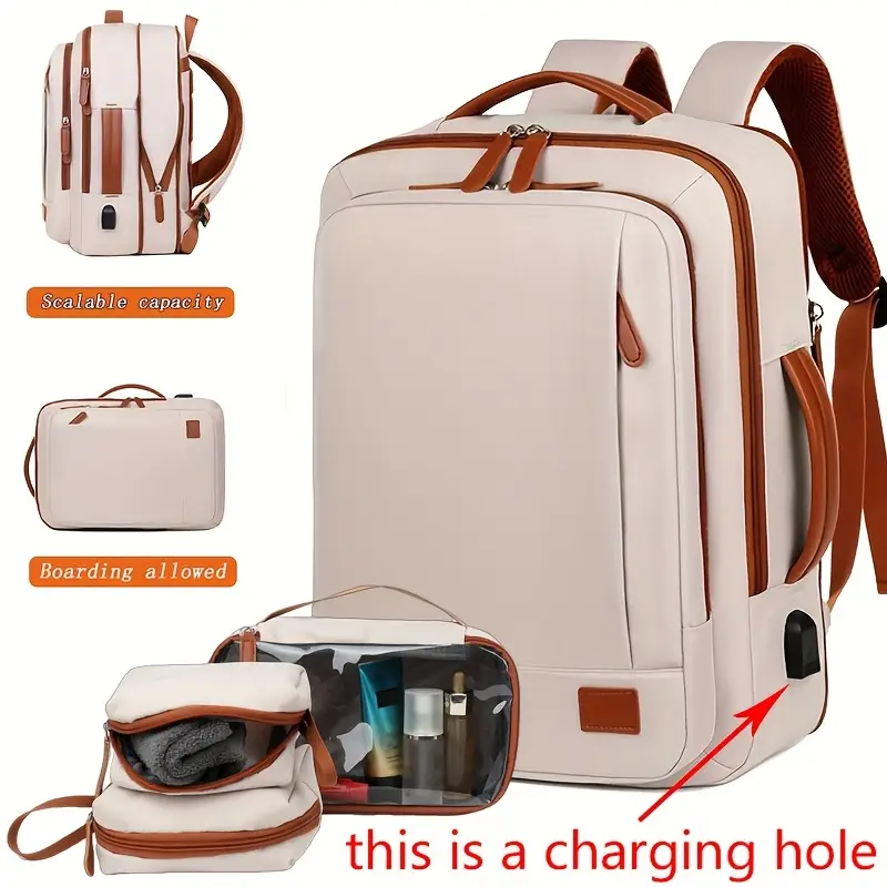 Large capacity expandable laptop backpack, lightweight travel backpack, dry wet * handheld design, suitable for travel, business, commuting, etc Large capacity expandable laptop backpack, lightweight travel backpack, dry wet * handheld design, suitable for travel, business, commuting, etc