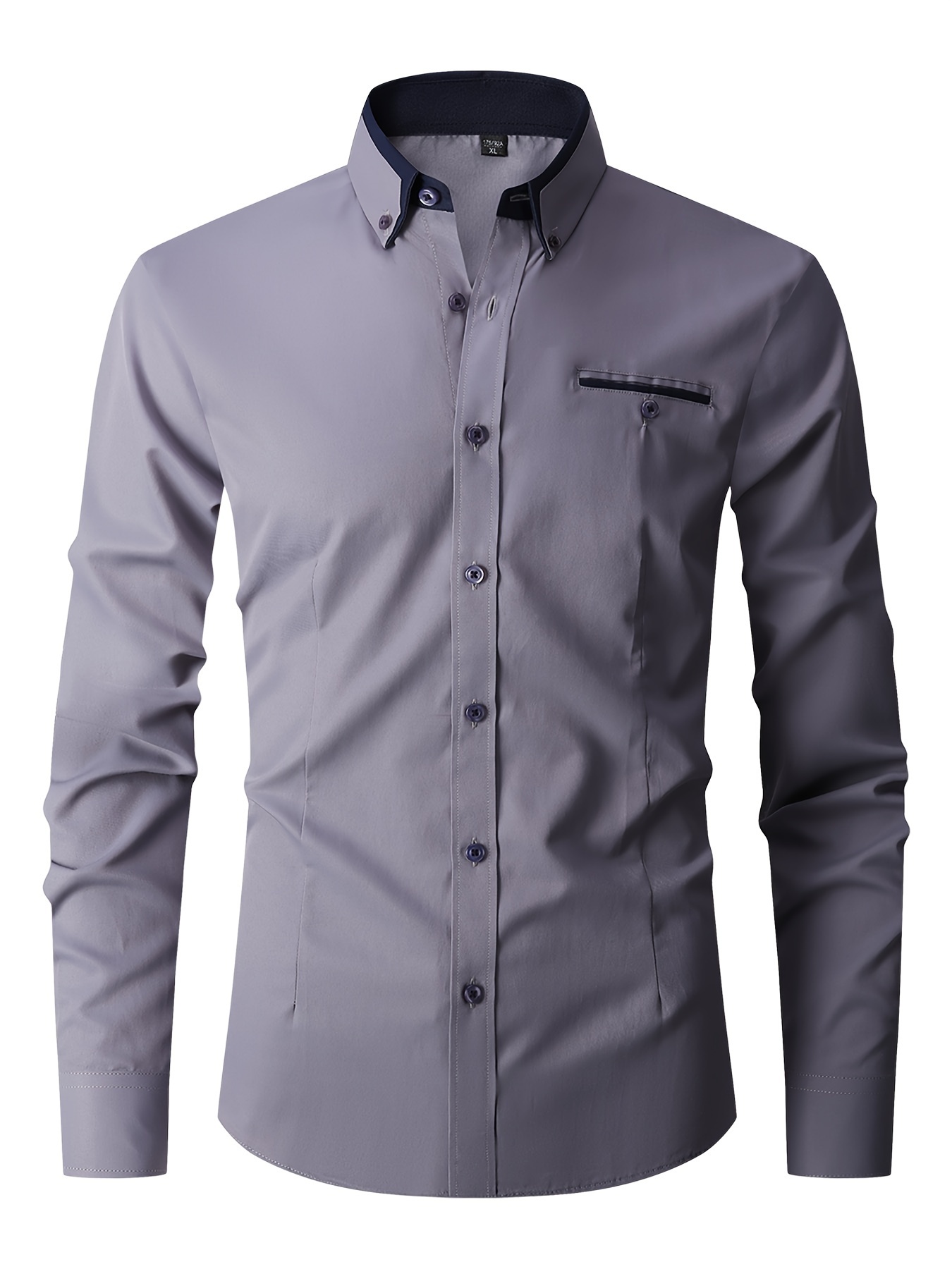 Chemise À Manches Longues Pour Homme, Idéale Pour Les Occasions Formelles Et Professionnelles, Cadeau Parfait Pour Les Hommes détails 31