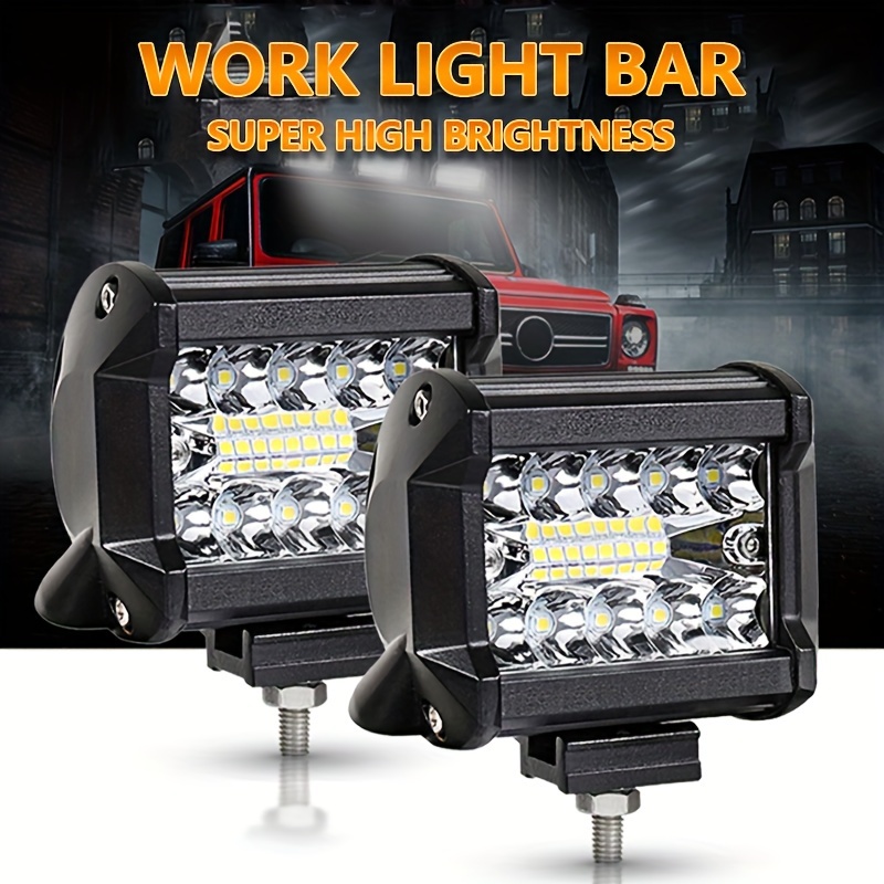 Luz de trabajo LED Barra LED 12V 18W 15cm Foco LED para automóvil  Impermeable IP67 Luces antiniebla JM
