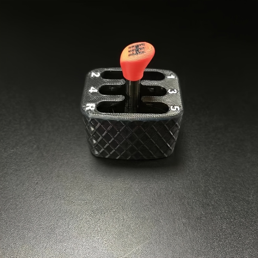 Gear Shift Knob - Manual Transmission Design, Rotatable Desktop Accessory, Perfect Gift For Car Enthusiasts, Gaming Gear, Textured Grip, Exquisite , Racing Fan Collectible