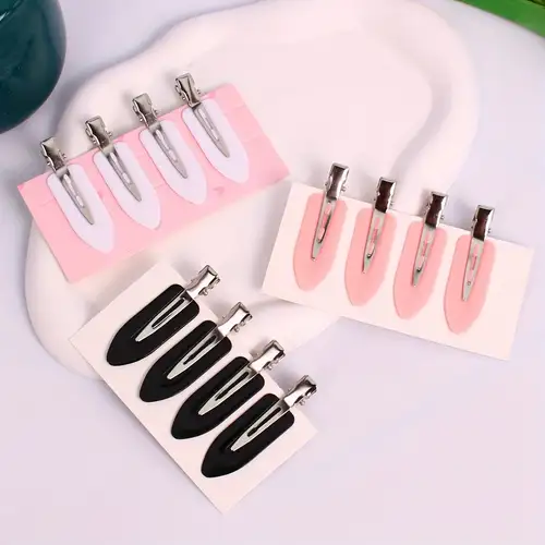 what do no bend c lips do Set of 2 Trendy Hair Clips Black with Cherries time essential no bend hair clips sold