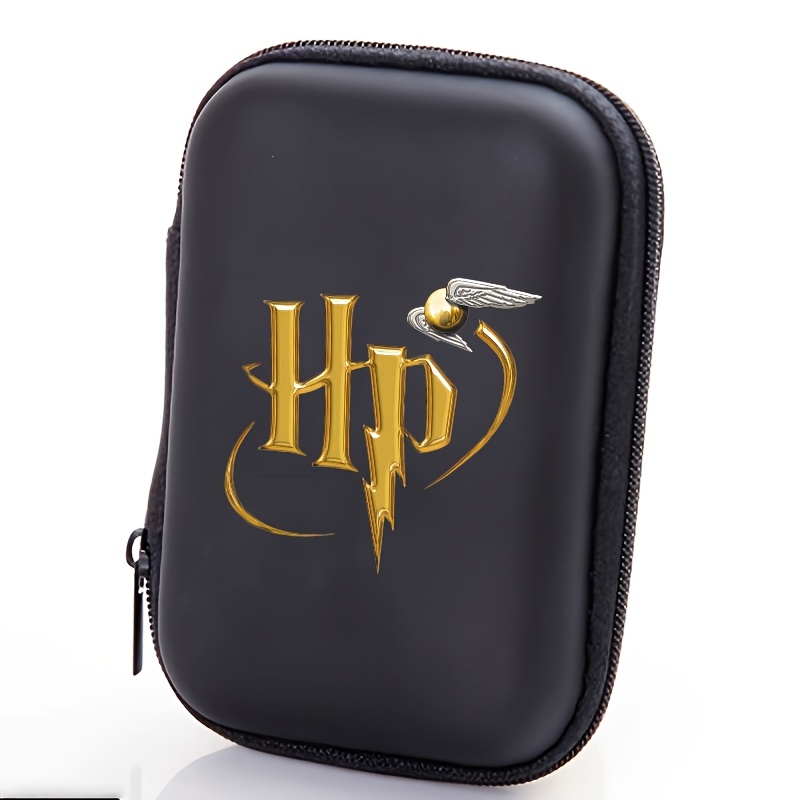 TEMU Wb Harry Potter Series 1pc Office Supply Foldable Electronic Organizer Bag - Durable And Portable Lightweight Hard Shell Storage Box, Cable,