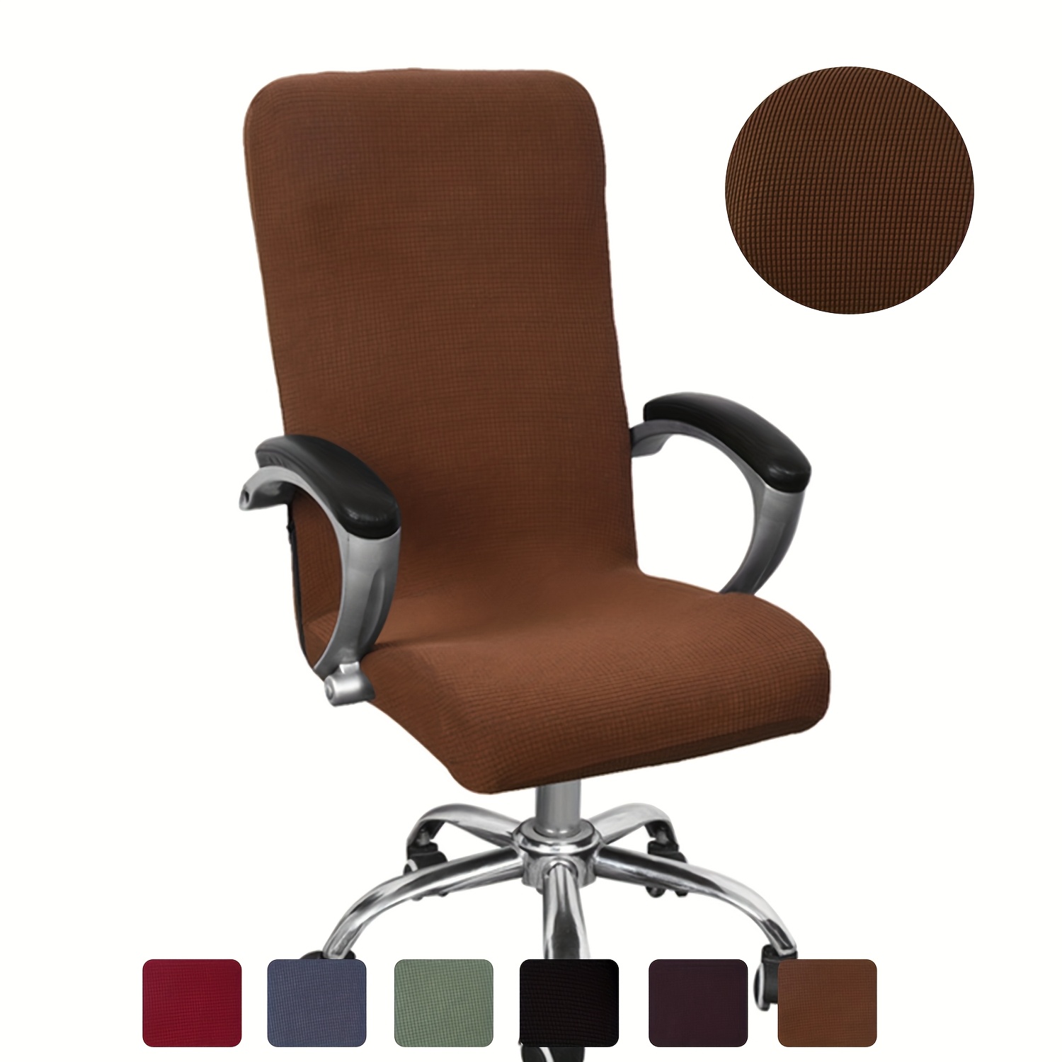 Fundas para Sillas de Oficina Elásticas con Cremallera, Funda Universales para Sofá y S...