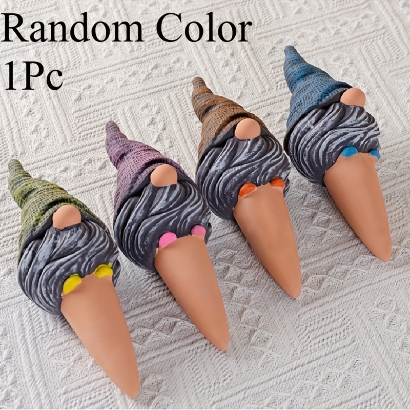 TEMU Cute Little Gnome Watering Can, Clay Self-watering Stand - Automatic Plant Watering System, Of Drip Irrigation Decoration, Easy, And Healthy