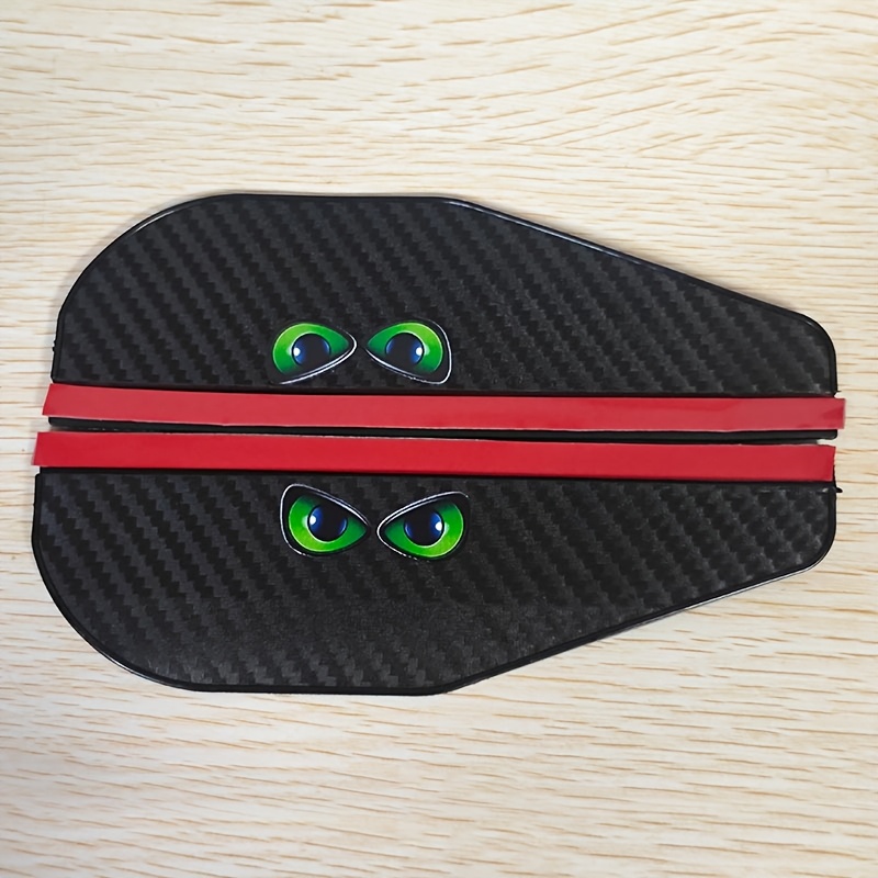 TEMU Eye Car Rearview Mirror Rain Brow , Fashionable Accessory, Durable Material, , Suitable For Most Car Owners