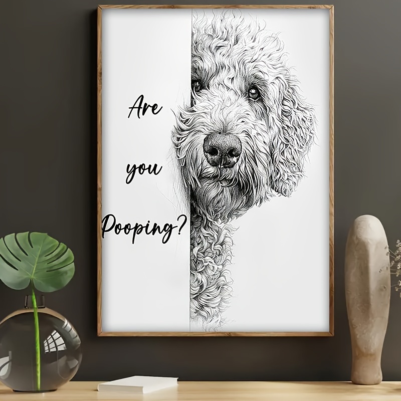 

& 'are You Pooping' Canvas Art Print - For , 12x16 , For , , , Bathroom, , Decor, For Decor