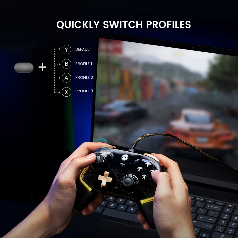     flux   wired controller for   rgb lighting and hall effect joystick compatible with     s   one   11pcs     Product details 9