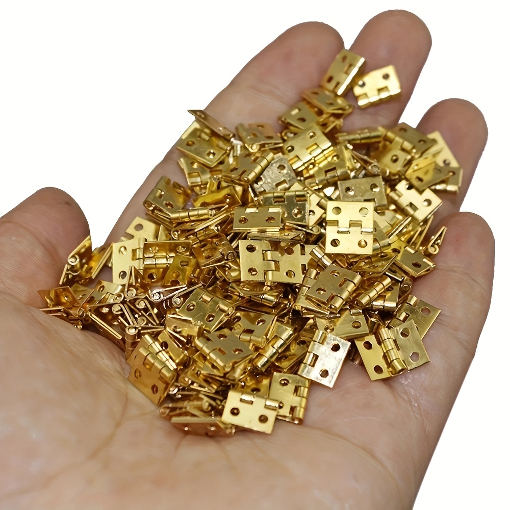 10pcs Per Pack, Mini Hinges, Diy Model Accessories