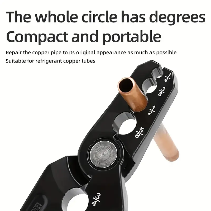 ct 301 copper tube repair pliers multi functional metal tool for home manual operation durable with serrated jaws precision ideal for copper tubing and flat folded tubes details 6