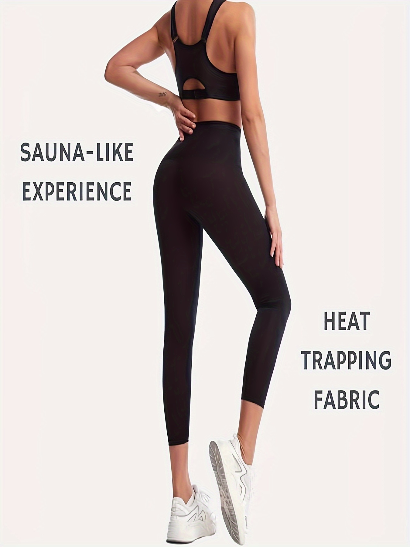 Sport Sauna Sweat Leggings Training Sports Yoga Tight Sweat - Temu