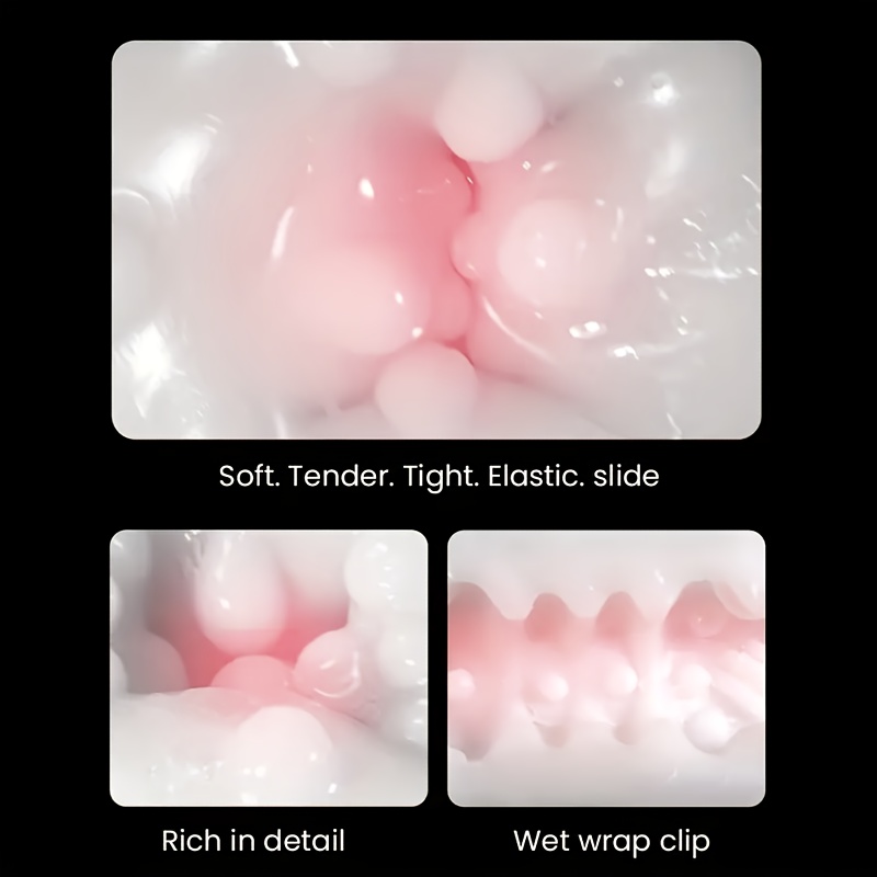 1pc Men'S Masturbation Cup Sex Toy - With 3-speed Variable Speed And 9-vibration Stretching/suction Mode; 3D Textured Penis Masturbation Cup, Used For Penis Stimulation, Valentine'S Day Gift