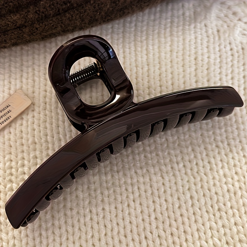 TEMU Hair Claw Clip - Stylish And Easy Design, A Must-have For Hair Styling, Suitable For 3 , For Women, Suitable For Daily Leisure, Gatherings,