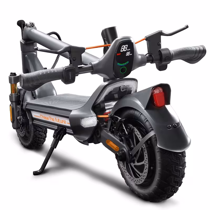 rz800 electric scooter for adults 20 mph 750w to 40 miles long range with off road tires dual brake dual suspension foldable commuting e scooter Product details 1