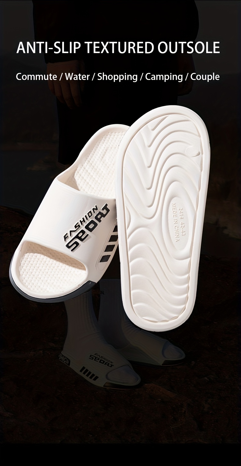 A Pair of Unisex Fashion Sports Slippers - EVA Material, Lightweight, Non-Slip, Shock Absorbing, Durable Sandals for Indoor & Outdoor Wear, Ideal for Hiking And Casual Ussuitable for Men & Women