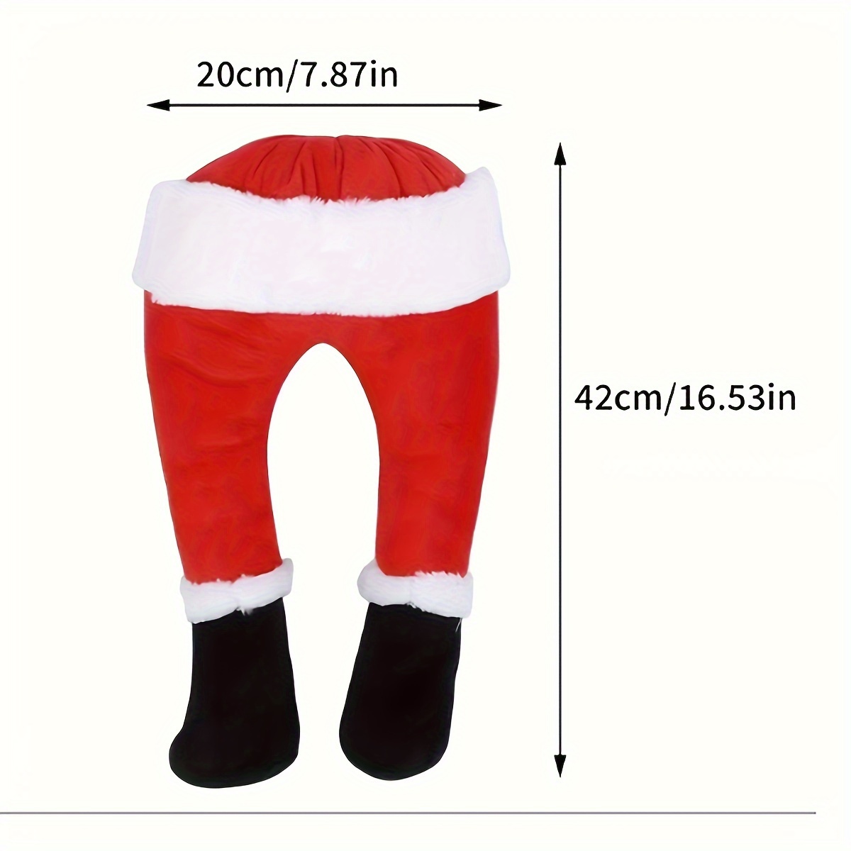 TEMU Christmas Tree Ornament Pants Decoration, Style, Hanging Legs For , No Electricity Needed, Non-feathered - 1