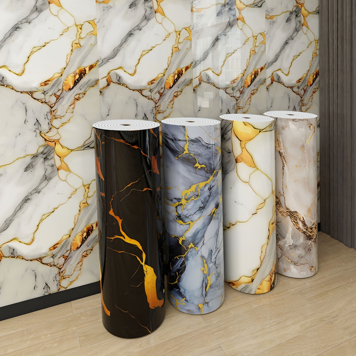 marble vein self   wallpaper roll white and   design scratch resistant waterproof peel and stick splash resistant sticker for home decor kitchen bathroom living room bathroom wallpaper kitchen backsplash
