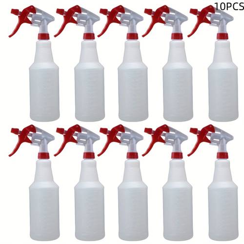 5 10pcs of 750ml water spray bottles suitable for cleaning featuring a hand trigger ideal for gardening and home cleaning and designed as heavy duty industrial refillable mist spray bottles