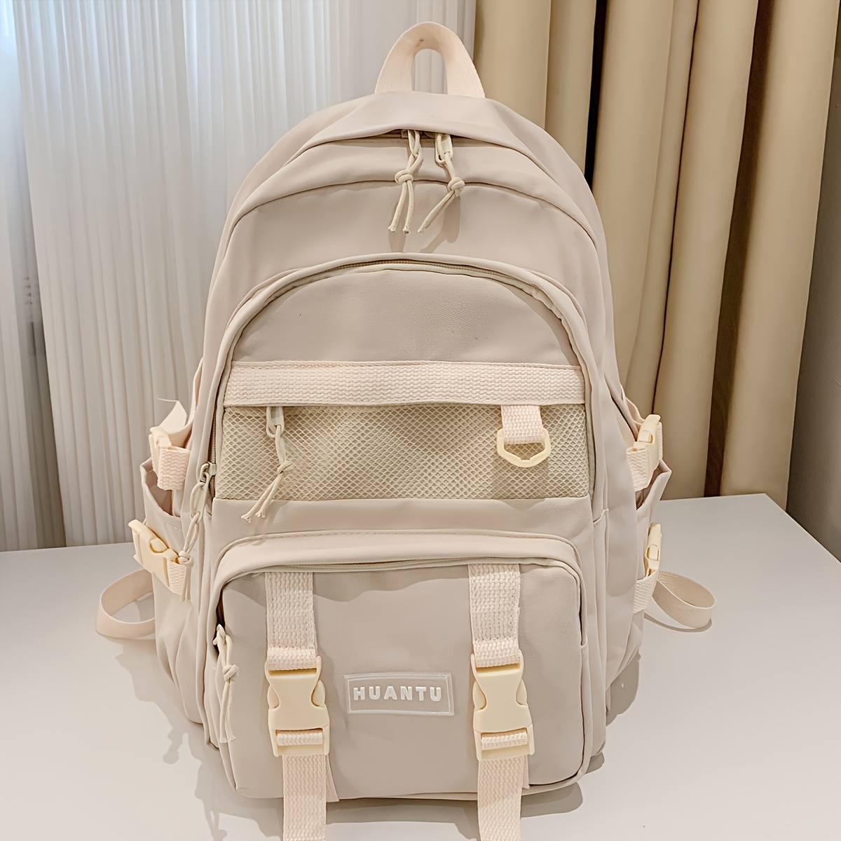 ★NOIAGO★ Nylon Over Backpack Beige MUSINSA | NOIAGO NOI1475 Trail Nylon Backpack (Suede Beige)
