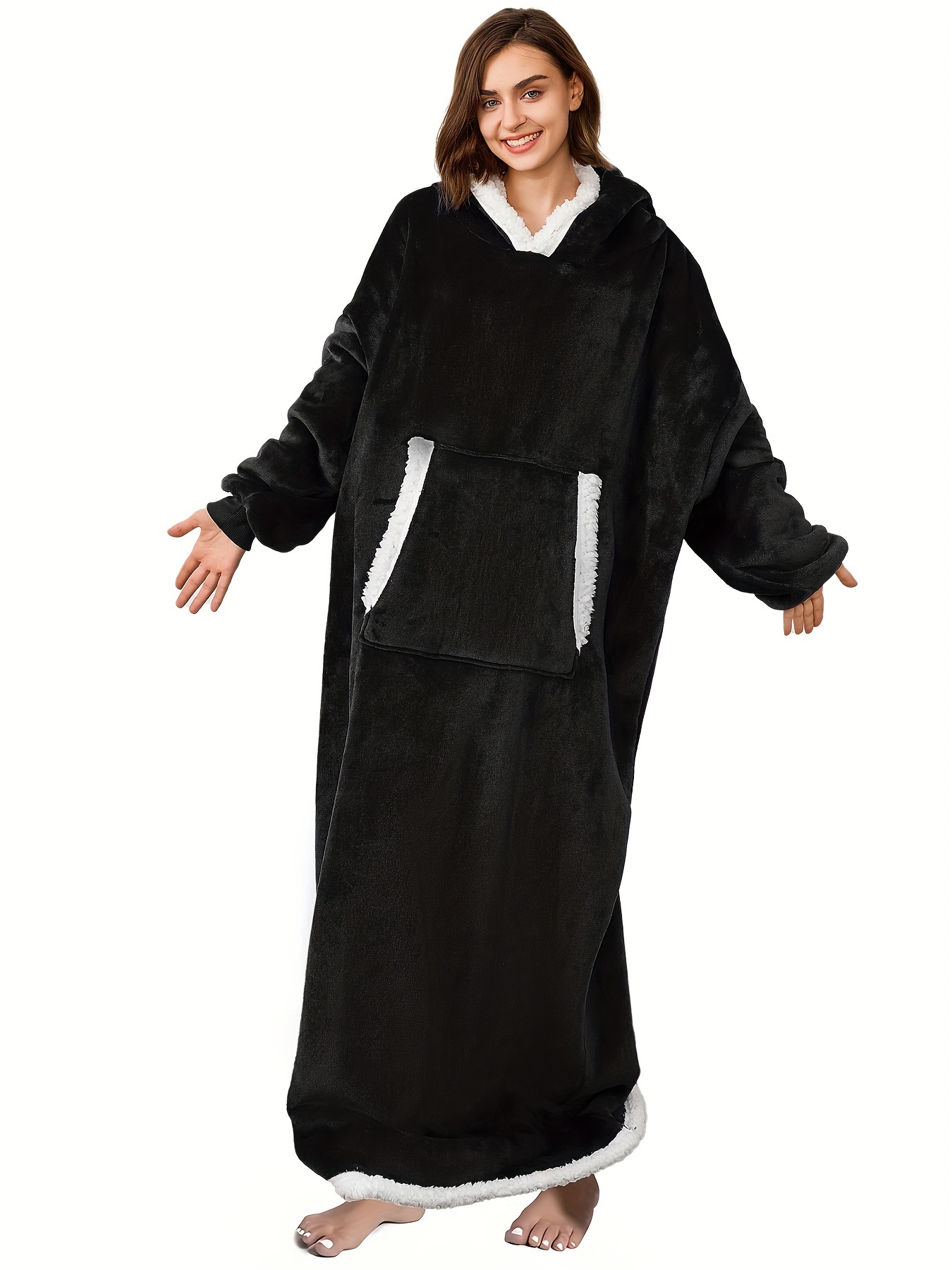 Extra long hooded discount robe