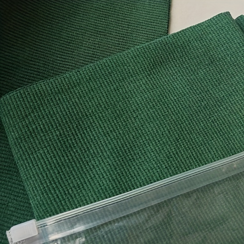 1pc Of 95% Cotton And 5% Spandex Rib Fabric, Used For Cuffs, Waistbands, Necklines, Collar Decorations, 5 International Popular Colors, 600~650x200~250x2mm