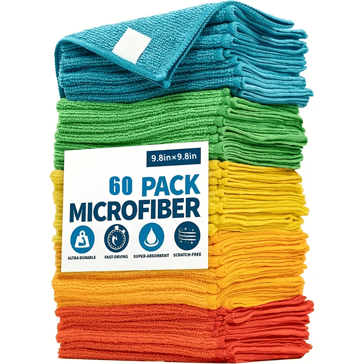 5/10/20/50 Pack MRD\u0027S HOME Microfiber Cleanin...