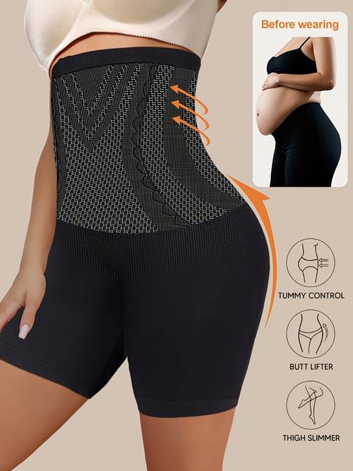 high waisted leggings with waist cincher and lift