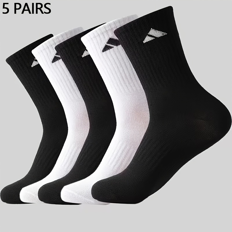 E-shop Herren-Sportsocken, lange Laufsocken mit figurbetontem Bund, klassische einfarbige Freizeitsocken, Unisex, für Paare, vielseitige Socken für